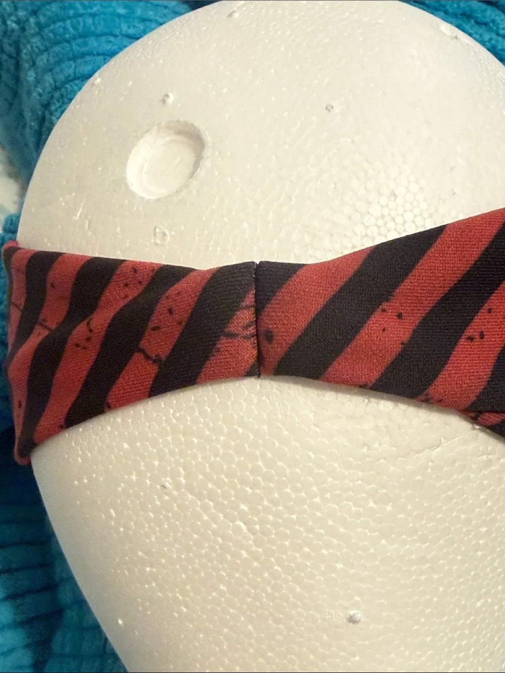 Red and Black Striped Headband - 'Run? I Thought You Said Rum' 3